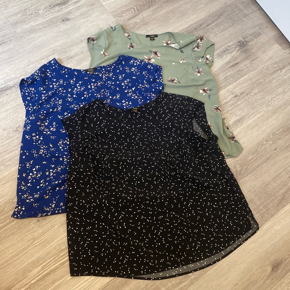 3 blouse bundle. Classic pieces for any outfit. Excellent condition